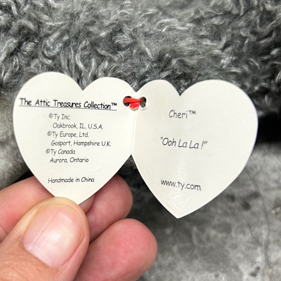 Ty Beanie Babies- Attic Treasures Collection: Cheri the  Dog 1995 - Picture 5 of 6